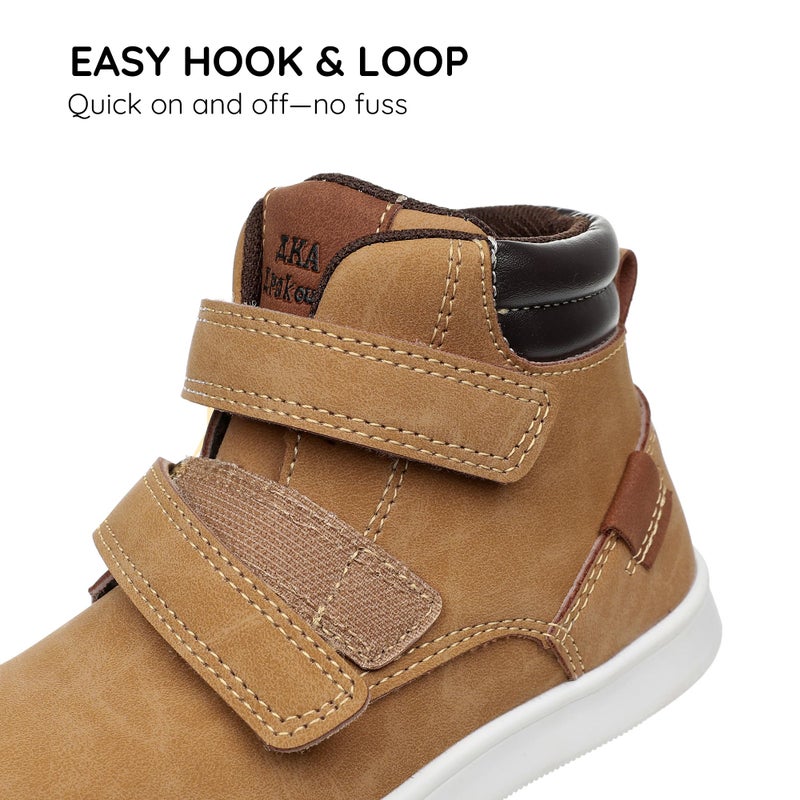 Apakowa Toddler Kids Boys Autumn Boots (Color : Brown, Size : 9 M US Toddler) - Image 3